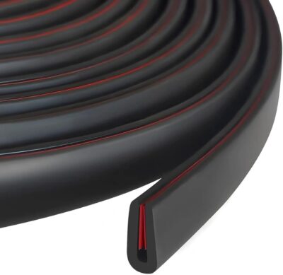 10Ft Black EPDM U Channel Edge Trim for Sheet Metal