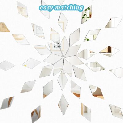 150 Pcs Diamond Shape Mirror Mosaic Tiles for DIY Decor - Image 6