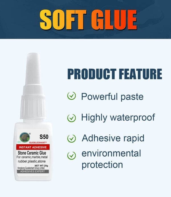 20g Premium Stone Glue for Marble, Granite & Ceramic Products - Image 2