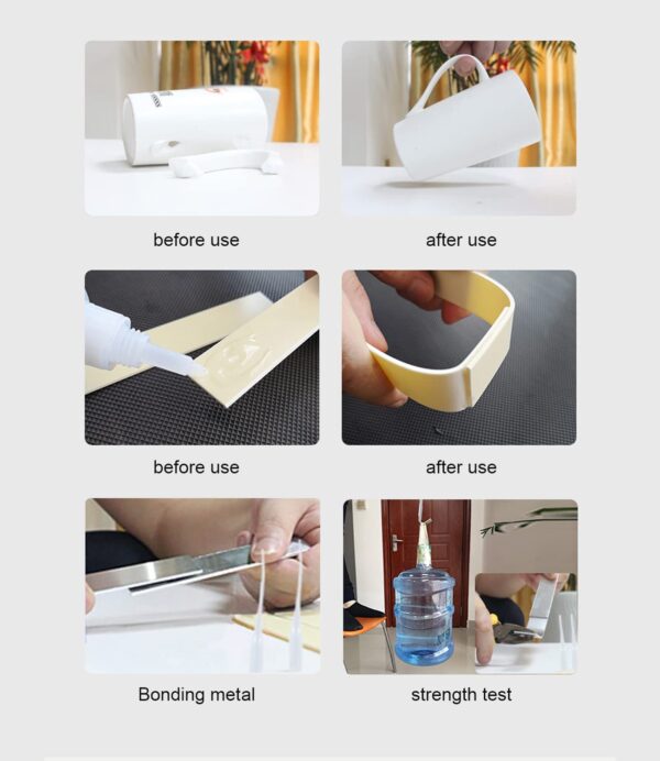 20g Plastic Adhesive for Various Materials, Instant Super Glue - Image 6