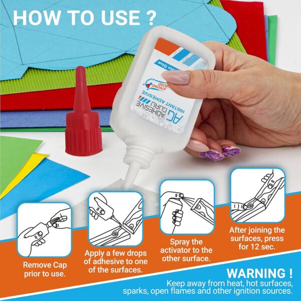 Adhesive Guru CA Glue and Activator Woodworking Set (2 Pack) - Image 5