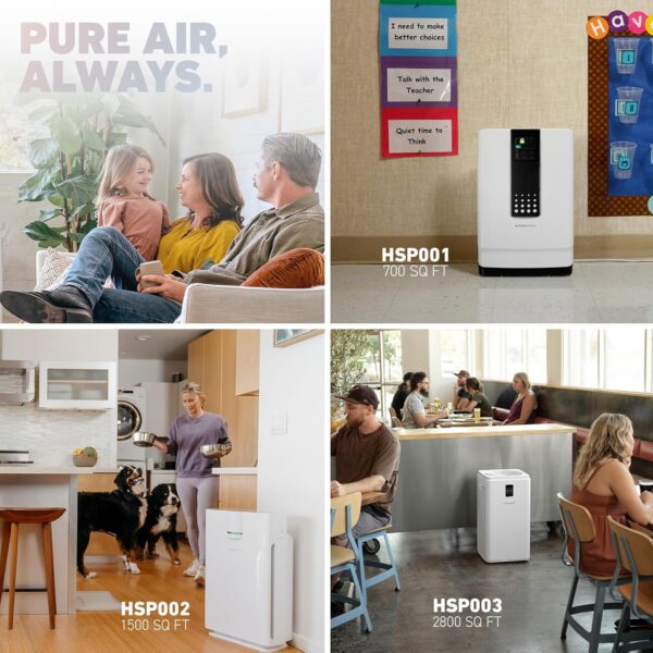 HATHASPACE Smart Air Purifier - True HEPA, Allergies, Smoke, Pets - Image 9