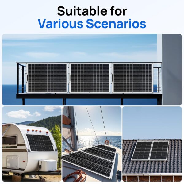 ECO-WORTHY 260W Flexible Solar Panels for RV, Boats - Image 3