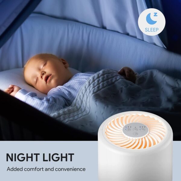 FULMINARE H13 True HEPA Air Purifier with Night Light - Image 8