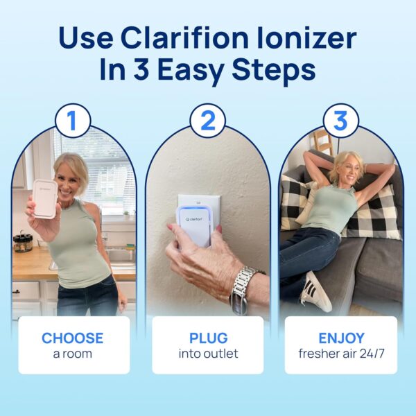 Clarifion - 3 Pack Air Ionizers for Home - Image 7