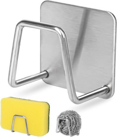 2 Pack Stainless Steel Sink Sponge Holder