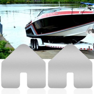 2 Pcs Stainless Steel Boat Bow Protector 9.84'' X 9.84'' - Image 6