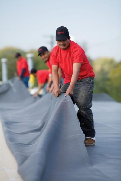 20' x 20' Firestone EPDM Roofing Rubber - Image 4