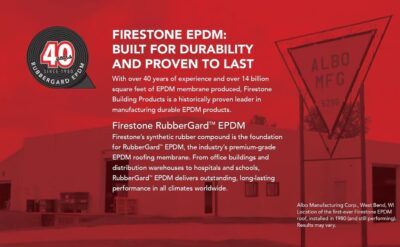 20' x 20' Firestone EPDM Roofing Rubber - Image 3