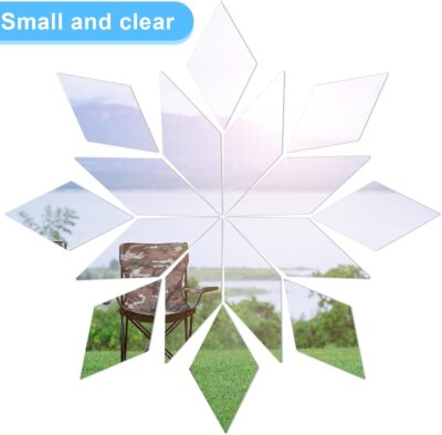 200PCS 1" Diamond Shape Mirror Tiles for DIY Crafts - Image 4