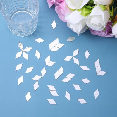 200PCS 1" Diamond Shape Mirror Tiles for DIY Crafts - Image 7