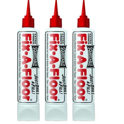 3-Pack Fix-A-Floor Repair Adhesive for Loose Flooring, Made in USA