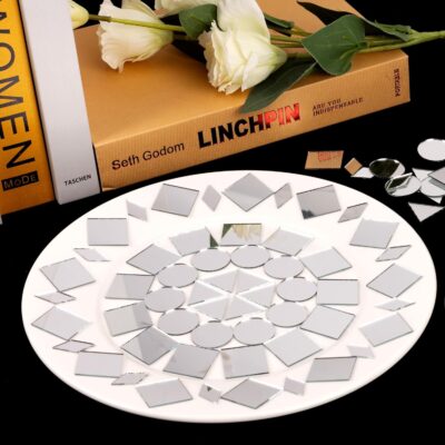 300 PCS Mirror Mosaic Tiles for Crafts and Decor - Image 7