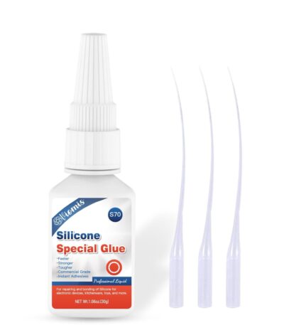 30g Clear Silicone Super Glue: Instant, Waterproof, Heat-Resistant