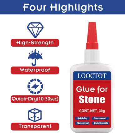 30g Stone Glue for Bonding Stones and Tile Repair - Image 4