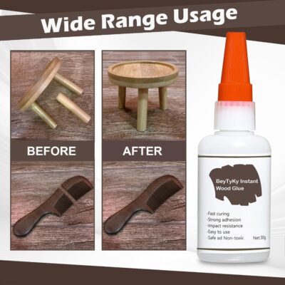 30g Strong Wood Glue for Furniture Repair and Crafts - Image 3