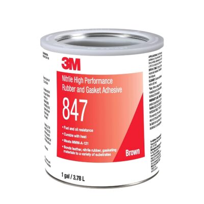 3M 847 Brown Rubber & Gasket Adhesive, 1 Gallon