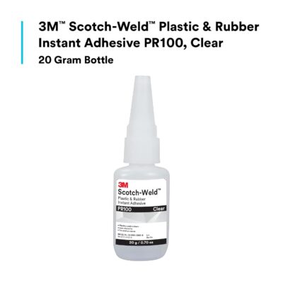 3M PR100 Instant Adhesive: Clear, Low Viscosity, Fast Cure - Image 2