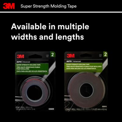 3M Super-Strength Molding Tape, 03616, 7/8 in x 15 ft - Image 10