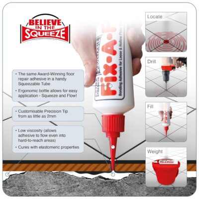 4-Pack Fix-A-Floor Squeezy Repair Adhesive for Loose Flooring - Image 4