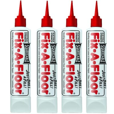 4-Pack Fix-A-Floor Squeezy Repair Adhesive for Loose Flooring