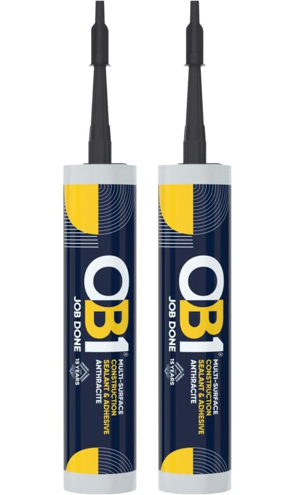 OB1 Anthracite Twin Pack Sealant & Adhesive