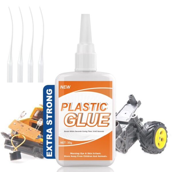 30g Super Glue for Plastic, Waterproof, Heat Resistant