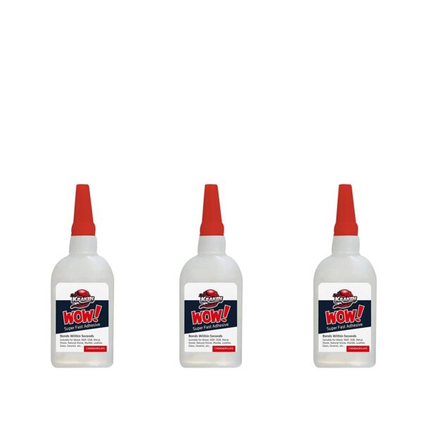 Kraken Bond Super Crazy Glue - 3 Pack, 3.5 oz