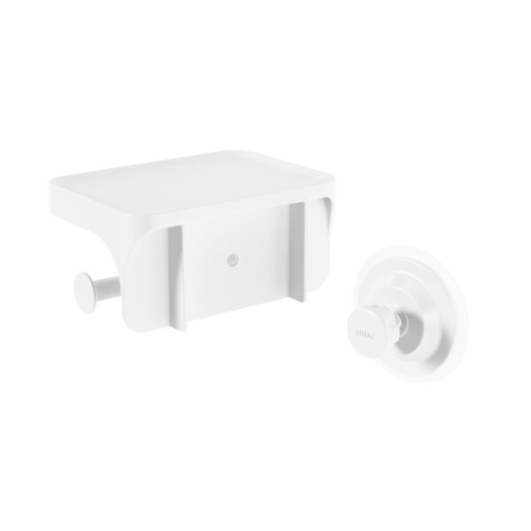 Umbra Flex Toilet Paper Holder & Shelf, White - Image 7