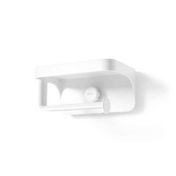 Umbra Flex Toilet Paper Holder & Shelf, White - Image 6