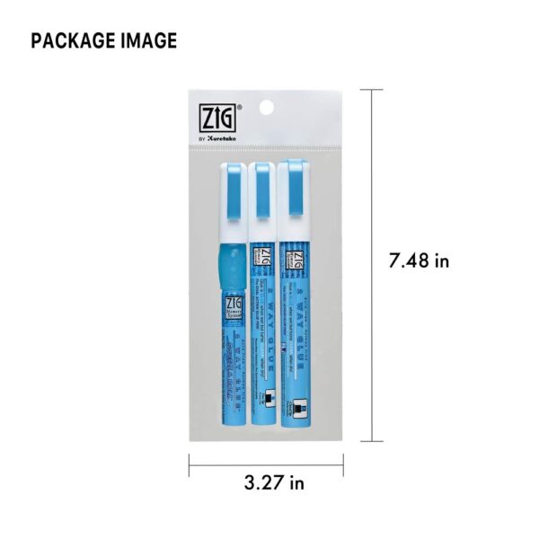 Kuretake Zig 2 Way Glue Pen Set, Made in Japan - Image 6