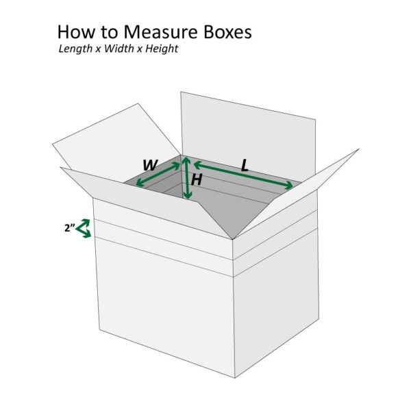 25 Pack 12x12x18 Multi-Depth Cardboard Shipping Boxes - Image 2