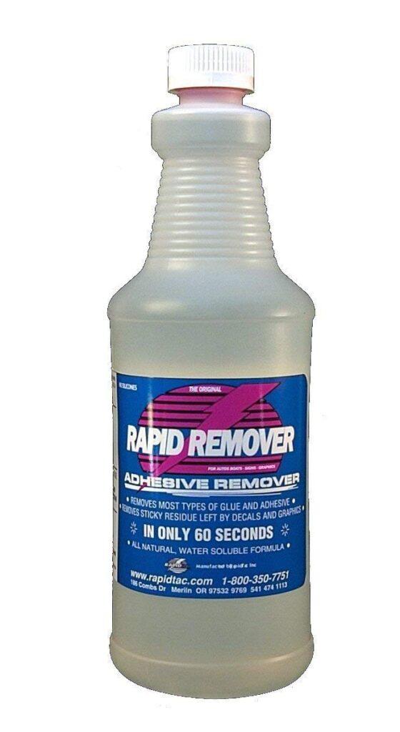 32oz Rapid Remover for Vinyl Wraps, Graphics, Decals, Stripes