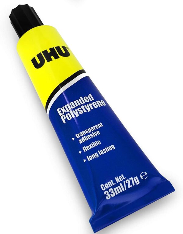 UHU Expanded Polystyrene Adhesive - Solvent Free 33ML - Image 3