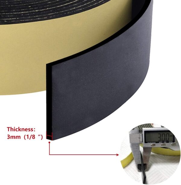 High Density Foam Insulation Tape for HVAC and Pipes - Image 2