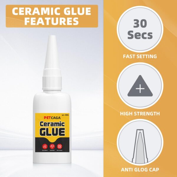 30g Ceramic Glue for Repairing Pottery, Glass, Jewelry - Image 3