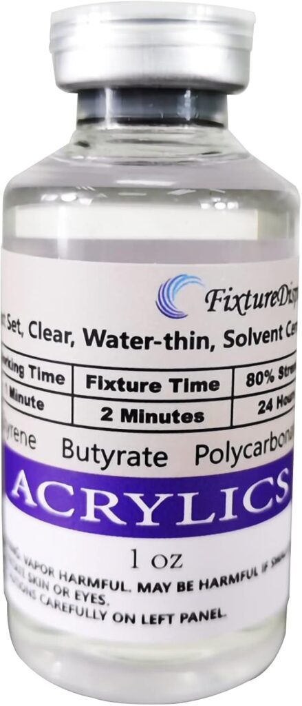 1oz Acrylic Glue Glass Bottle for DIY Art Craft