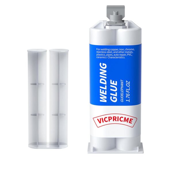 2 Part Metal Epoxy Glue for Repairs 1.76 oz