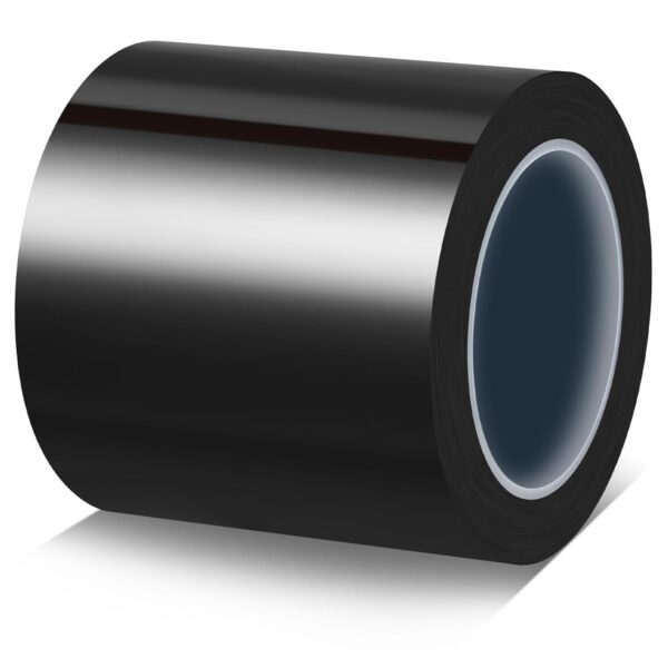 Jutom 3.78" Black Polyethylene Vapor Barrier Tape (72 Yards)