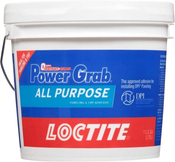 Loctite Power Grab Express All-Purpose Construction Adhesive, 1 Gallon