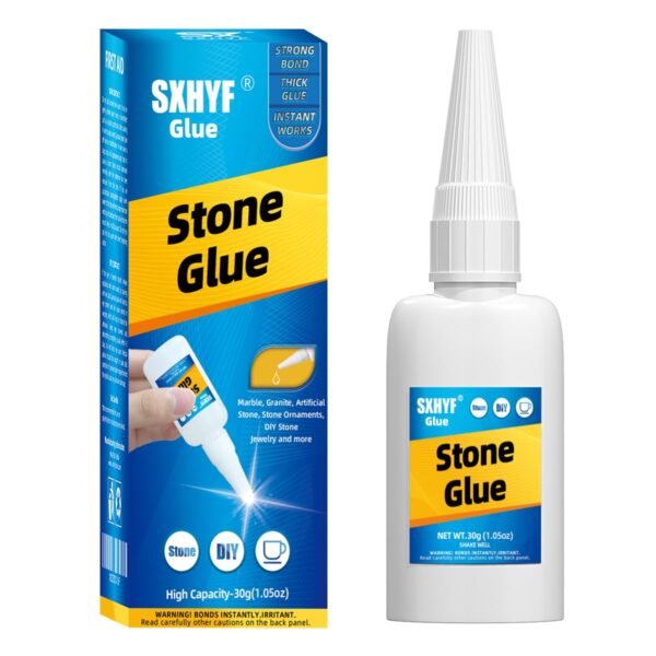 Sxhyf Stone Glue - 30g Super Oily Gel, Stones Adhesive