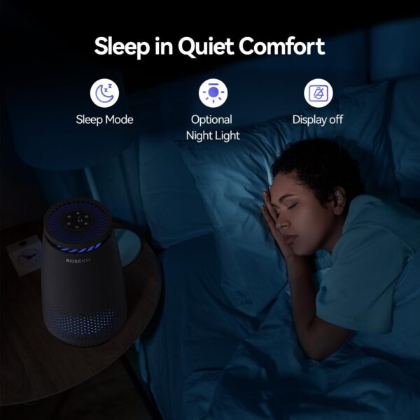 Portable Air Purifier with HEPA Filter, Sleep Mode, Aromatherapy - Image 4