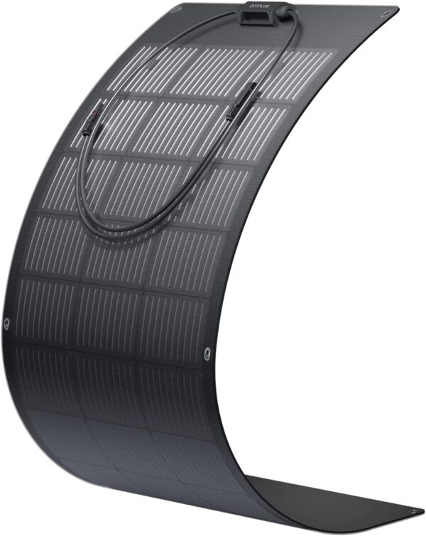 EF ECOFLOW 100W Flexible Solar Panel: IP68 Waterproof, Off-Grid Compatible