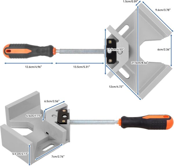 Adjustable 90 Degree Corner Clamp for Woodworking and Framing - Image 8