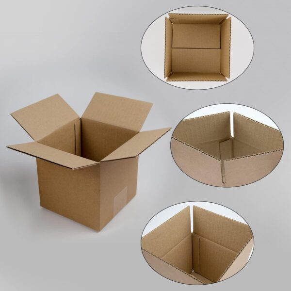 Small 5x5x5 Inch Corrugated Cardboard Boxes, 25 Pack - Image 3