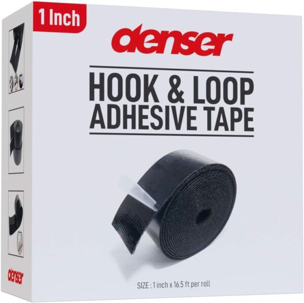 1" Hook and Loop Tape - 5.5 Yards - Black - Image 4