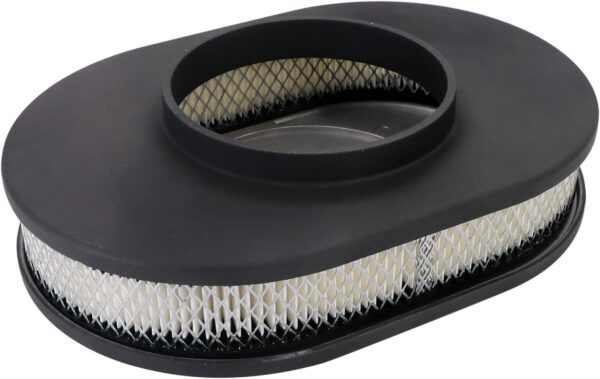 12" Oval Full Finned Black Air Cleaner Kit - Image 8