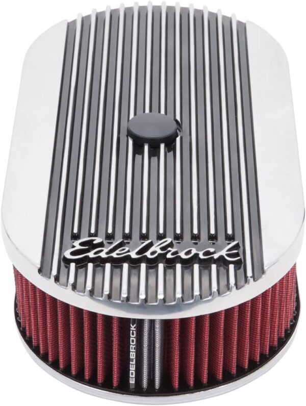 Edelbrock Oval Air Cleaner for 4-Barrel Carburetor - Image 4