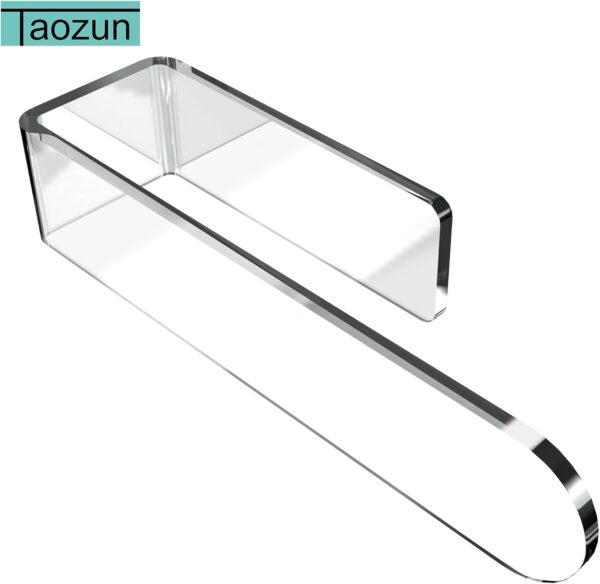 Taozun Clear Acrylic Towel Holder - Self Adhesive (8 inch) - Image 5