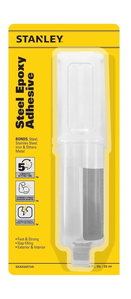 STANLEY Steel Adhesive - Quick Bonding - 0.85 oz - 1 Pack